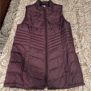 JJill Women's Plum Puffer Down Vest